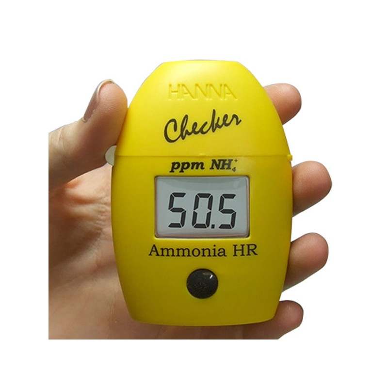 HI-733 Ammonia High Range Handheld Colorimeter (0.0-99.9ppm) Checker HC