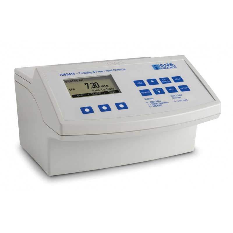 HI-93414-02 EPA Compliant Turbidity and Free & Total Chlorine Meter | GAPS Water
