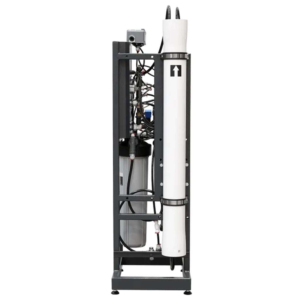 Ecosoft MO6500 Professional 4-inch reverse osmosis system with Grundfos pump and OC5000 controller producing 250 LPH of purified water
