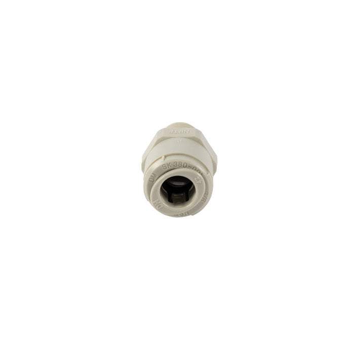 Male Connector 3/8" Pushfit to 1/4" Thread