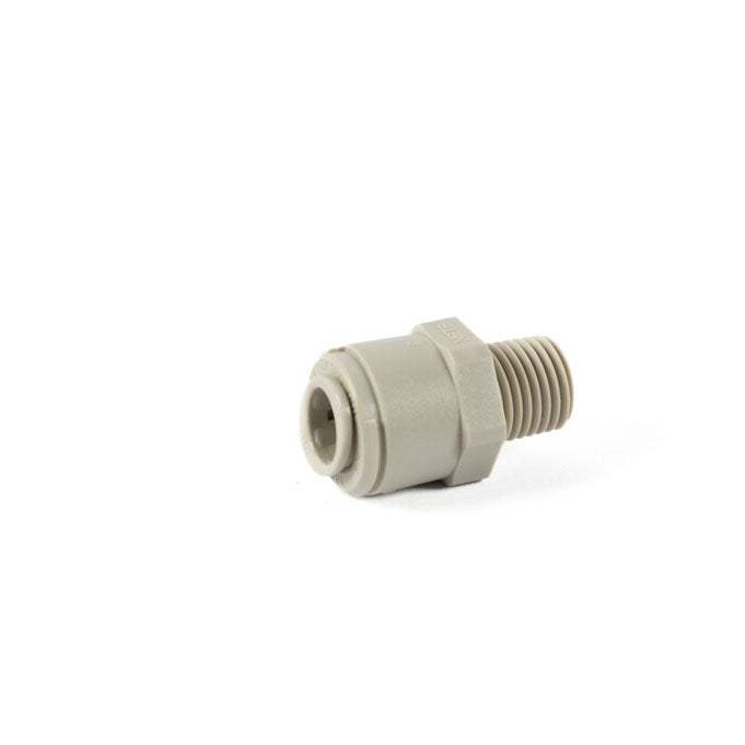 Male Connector 3/8" Pushfit to 1/4" Thread