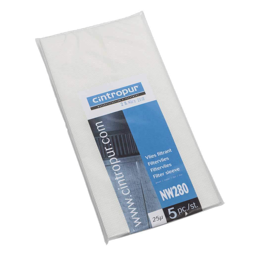 Cintropur Filter Sleeve 5 pack for advanced water filtration and particle removal