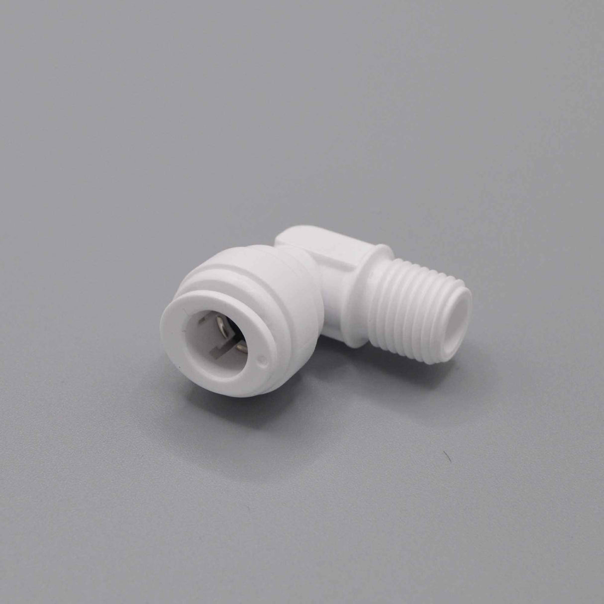 SC-E-T4P3 : SPECTRUM Connector Elbow 1/4" Thread / 3/8" Push Fit