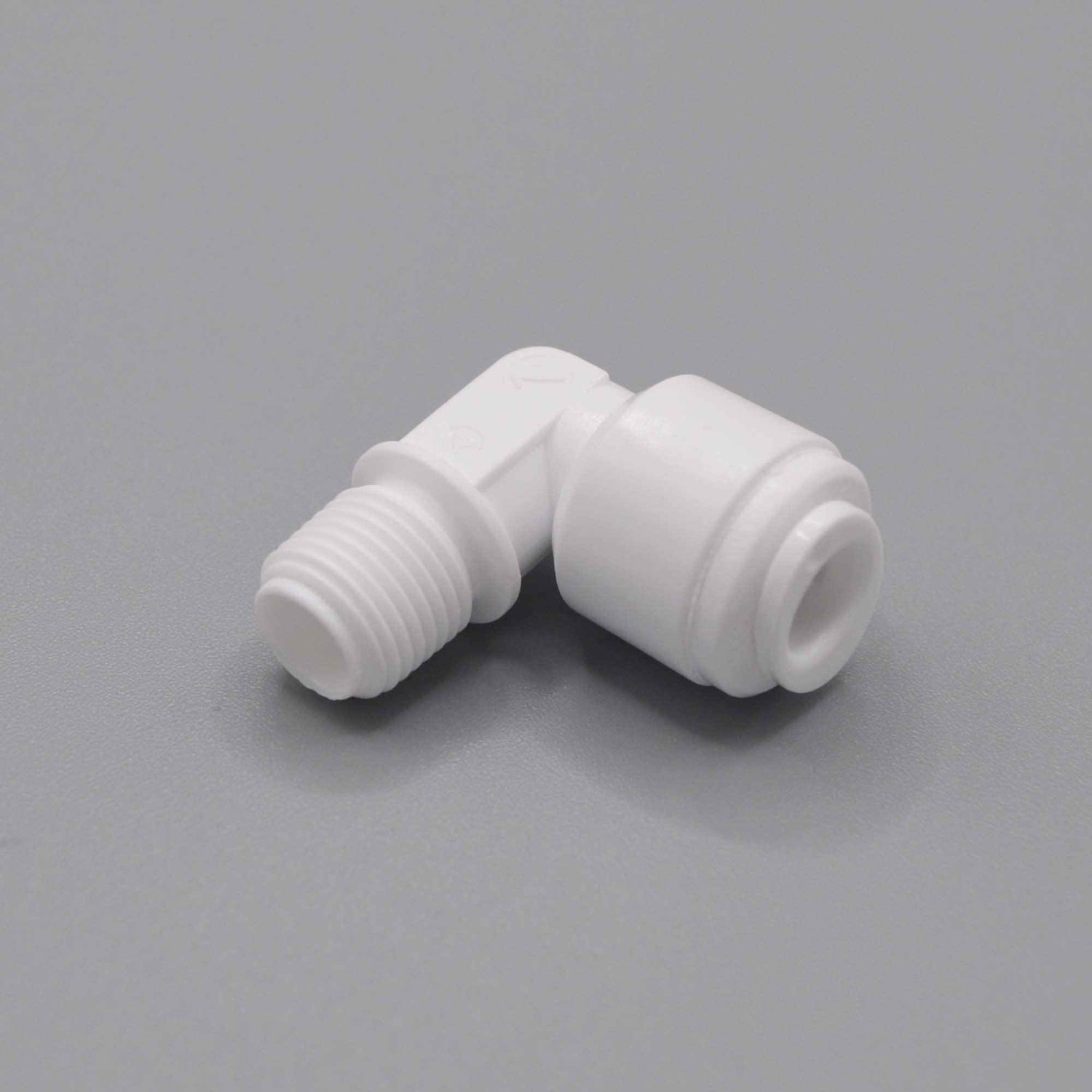 SC-E-T8P4 : SPECTRUM Connector Elbow 1/8" Thread / 1/4" Push Fit