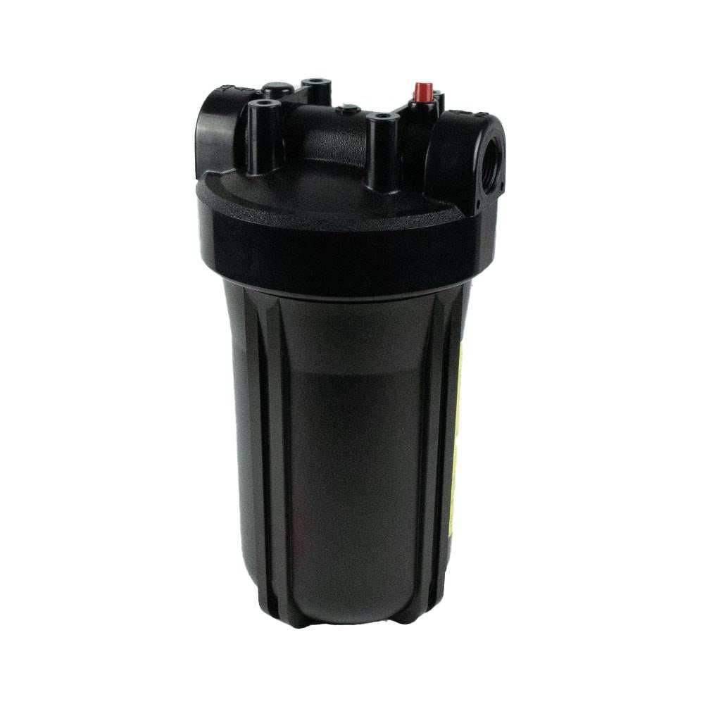 SPECTRUM SFH large diameter plastic filter housing 10 inch with 1 inch BSP ports and pressure release button