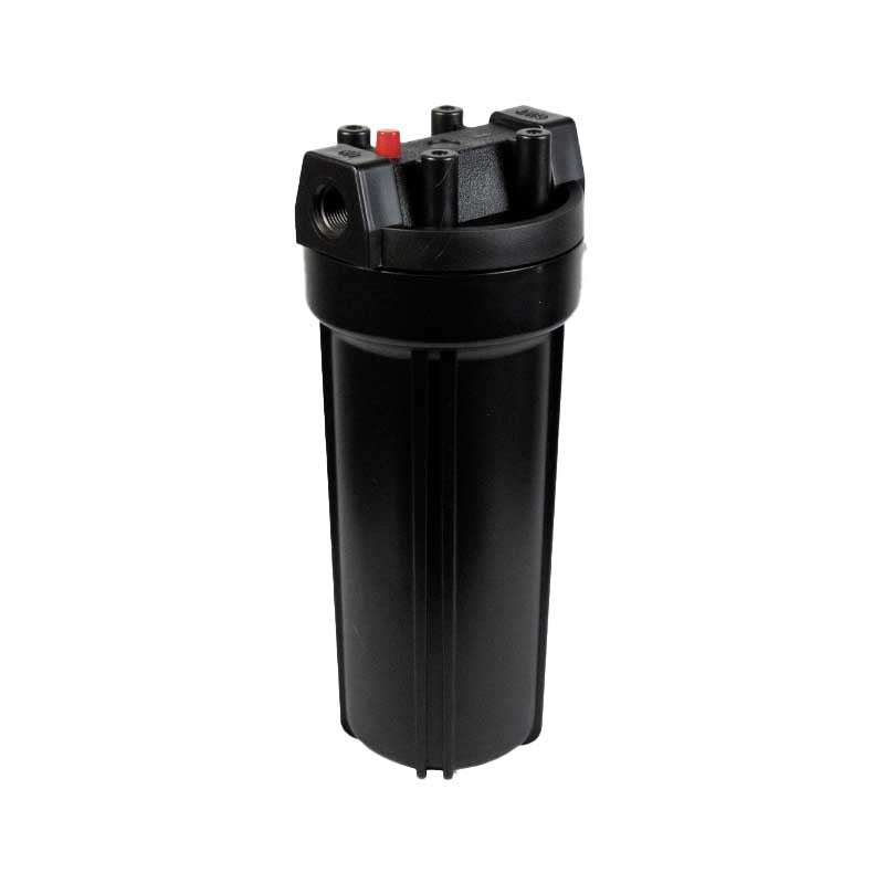 SPECTRUM Standard Plastic Filter Housing 10 inch durable clear filter casing with pressure release buttons for reliable water filtration
