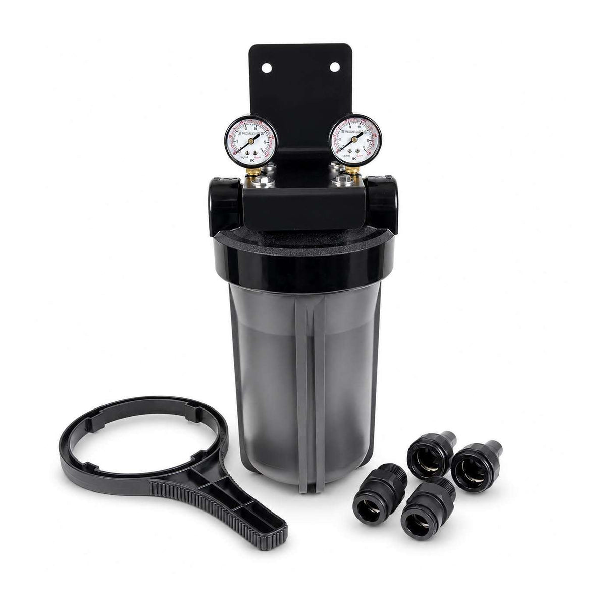 SPECTRUM Economic Three Stage Housing System 10inch large diameter water filter housing with adaptor kit and 1-inch ports