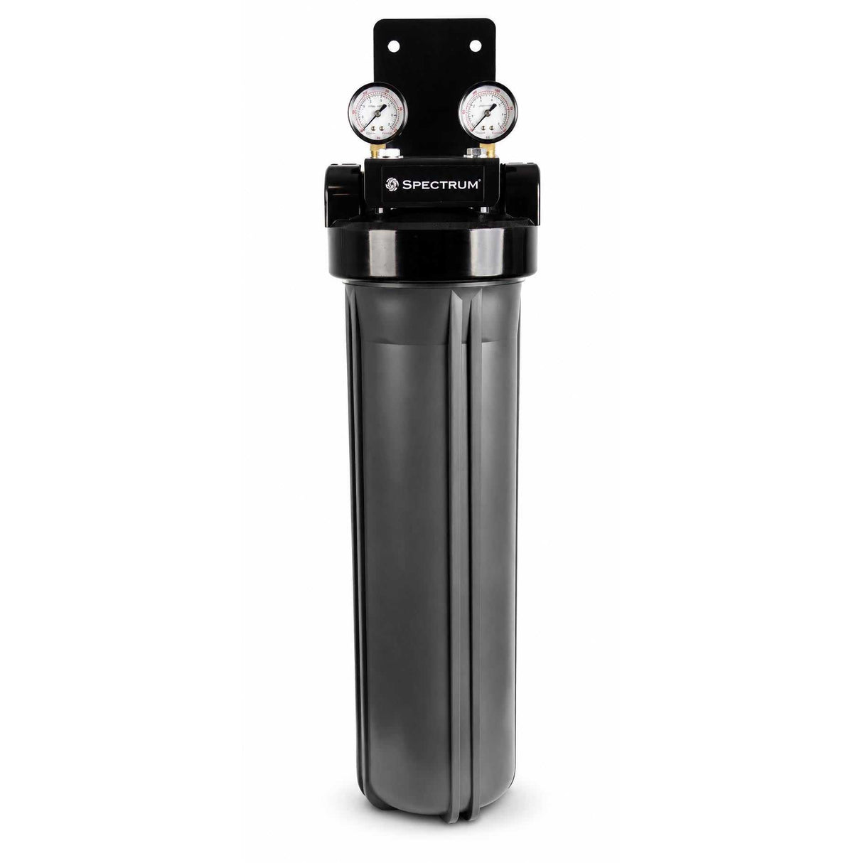 SPECTRUM Aqualyze SFHS-1-20LD 20-inch large diameter filter housing with complete adaptor kit for high-capacity water filtration