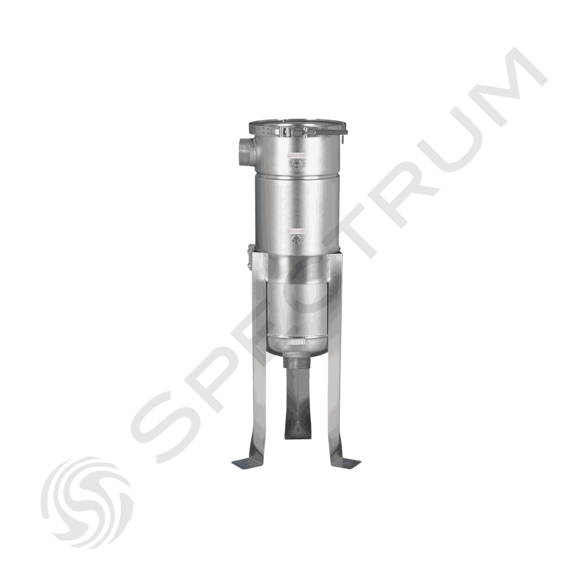 SBH-SPC-1-3-1.5-GP-ML : SPECTRUM INOX Bag Housing Stainless Steel 1 x Size 3 1.5"BSPT-M