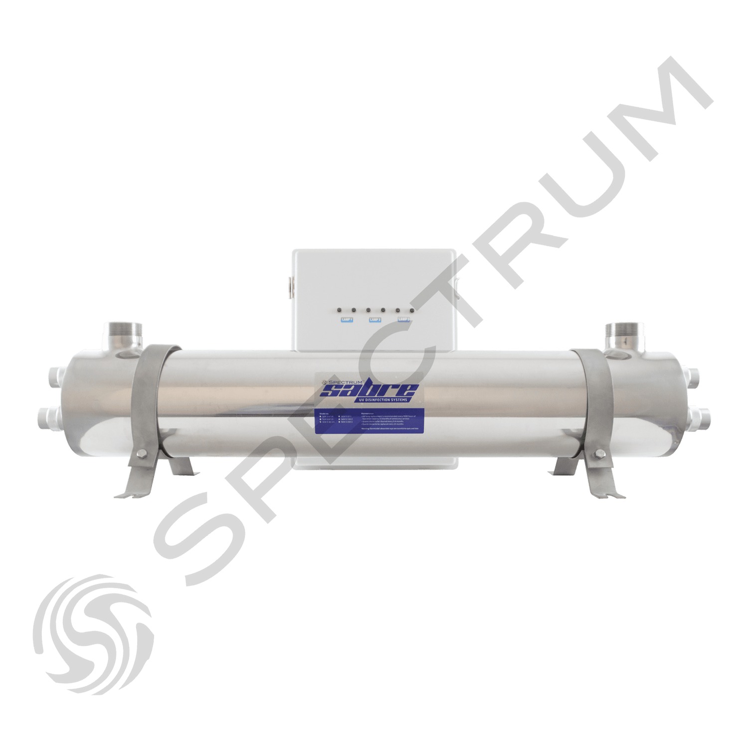 SPECTRUM SUV-S-250-2 UV Disinfection System 250 LPM 2" BSP | GAPS Water Treatment