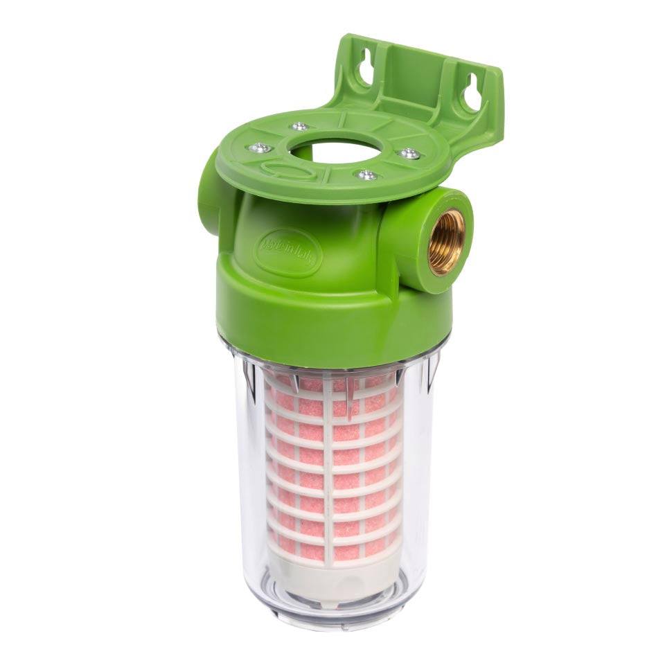 Ecosoft Scalex Inline Scale Inhibitor compact filter for water heaters preventing limescale buildup