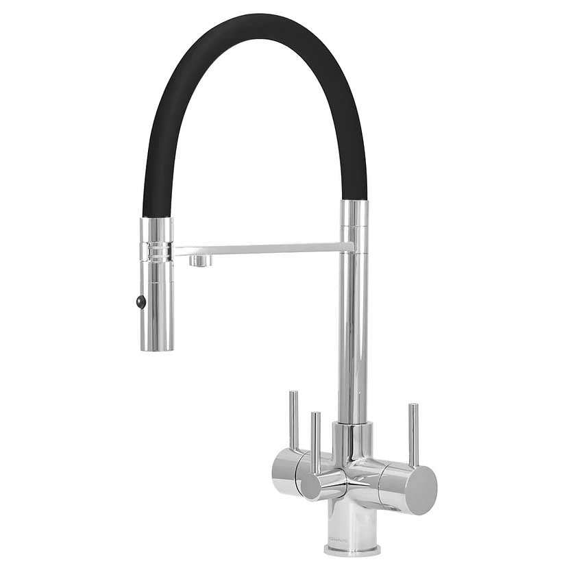 Acquapuro Aquila 3 Way Tap with three levers and durable brass design