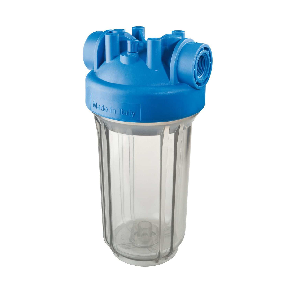 Atlas Large Diameter Clear 10" Housing with 5 micron Spun Sediment filter 5 micron 1" 30 LPM