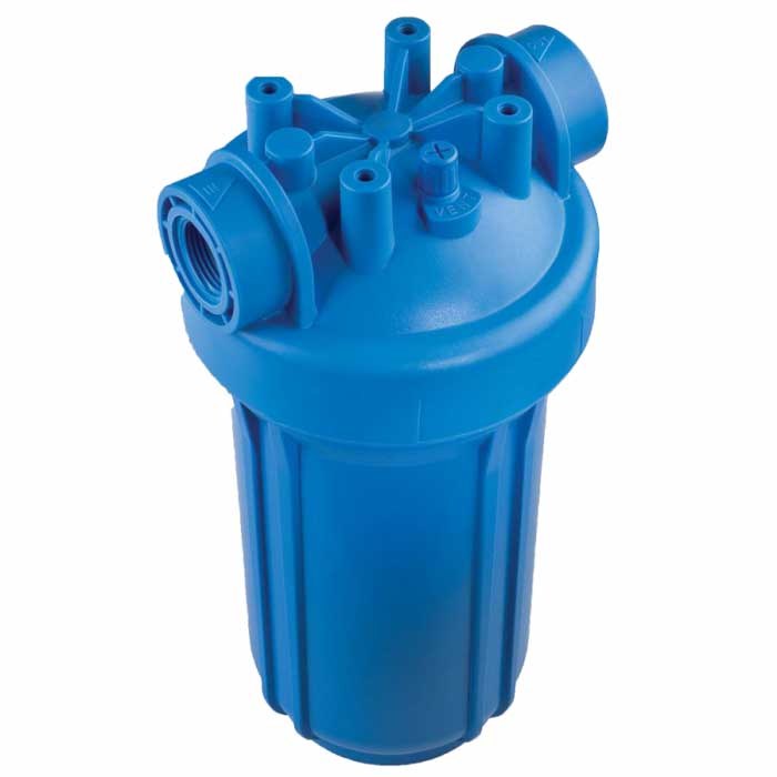 Atlas 10" Large Diameter (Big Blue) Filter Housing 1" BSP inc. Spanner and Bracket (RA1700712)