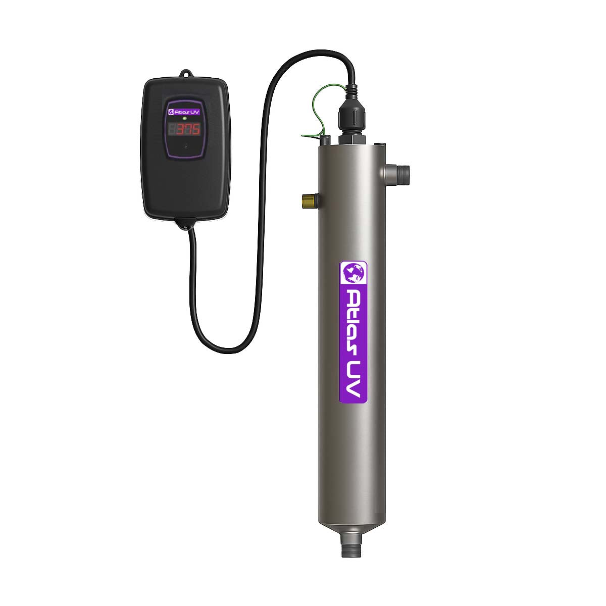 Atlas H151 151 L/min (9.1 m³/hr) 316 Stainless Steel UV Unit 1.5" NPT ECO Controller