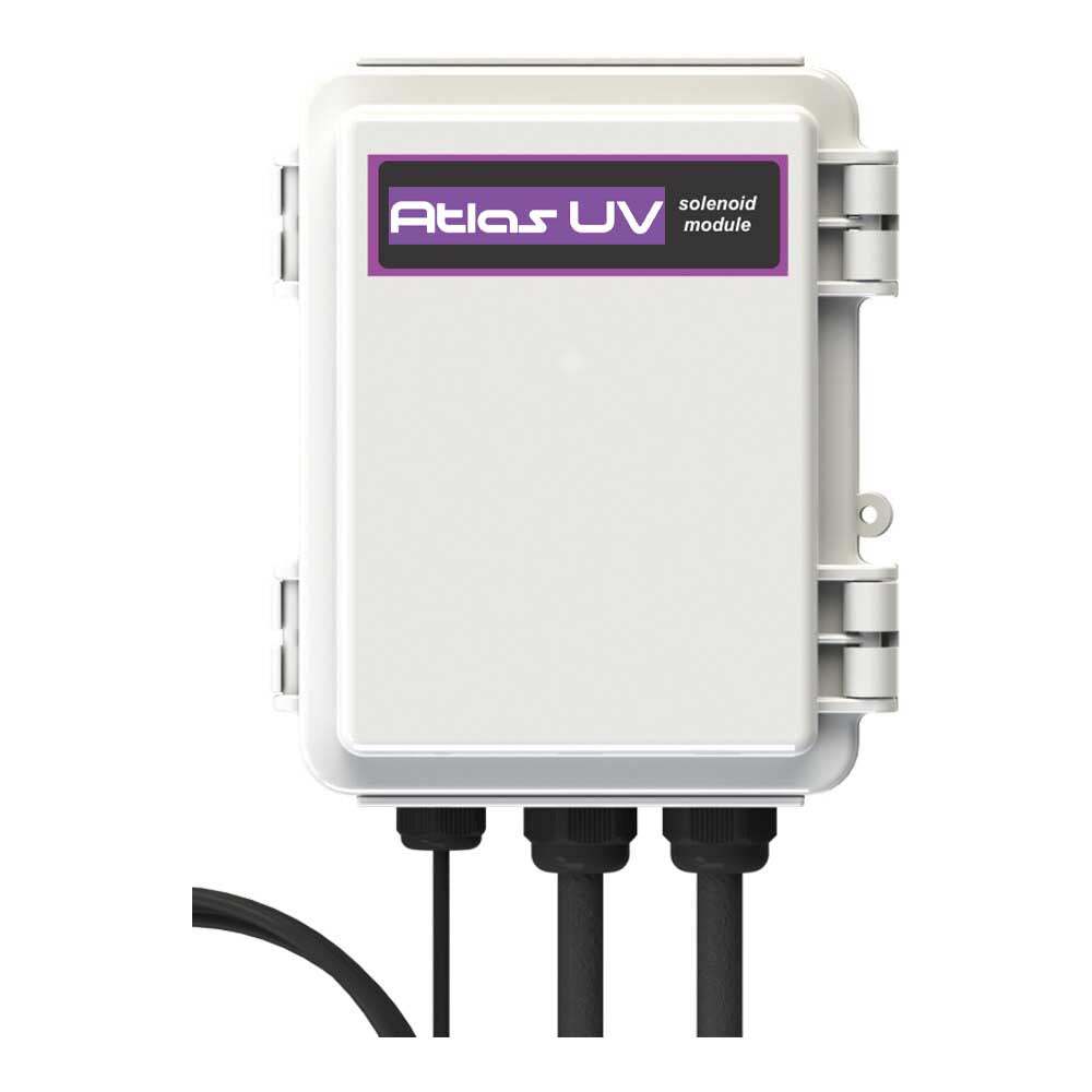 Atlas SCM Solenoid Control Module 230V for water treatment systems with advanced solenoid valve control and alarm integration