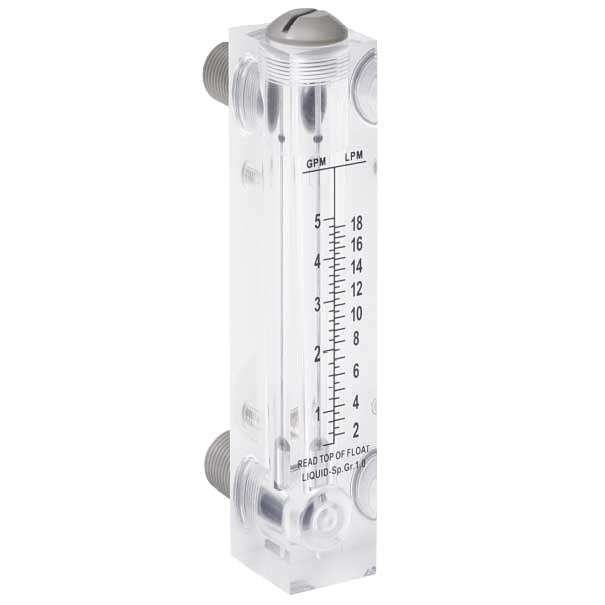 FLOWMETER0-5GPM : 0-5GPM Flow Meter 1/2" MNPT | GAPS Water Treatment