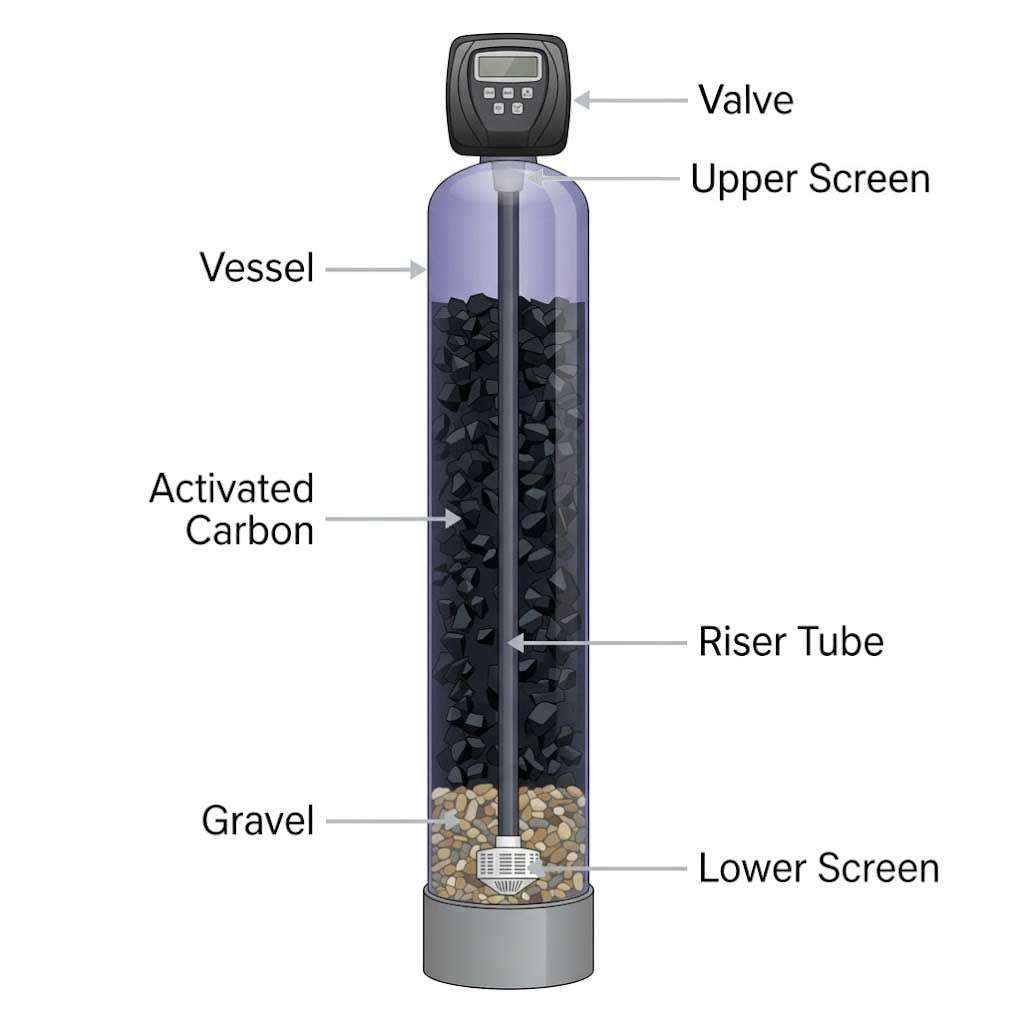 clack carbon filter diagram
