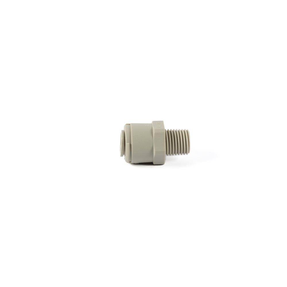 Male Connector 3/8" Pushfit to 1/4" Thread
