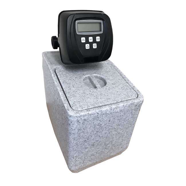 Coral 15 Litre Water Softener Clack ws1 CI metered 3/4" BSPM - LOW FOULING RESIN (iron and manganese reduction)