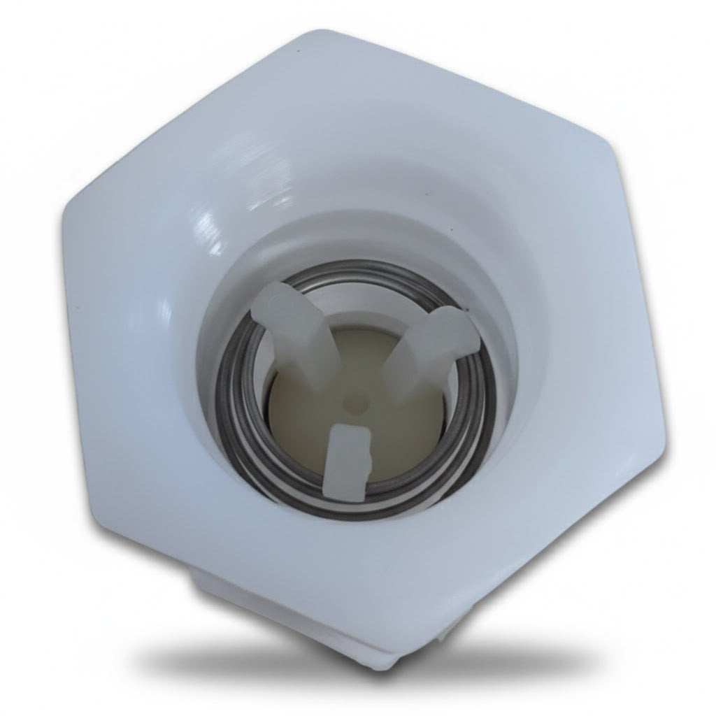 3/4 inch Delrin non-return valve for flow control and backflow prevention in water treatment systems