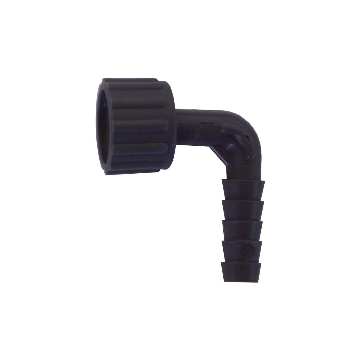 Elbow nut washer 1/2" BSP to 1/2" hose barb for secure plumbing connection