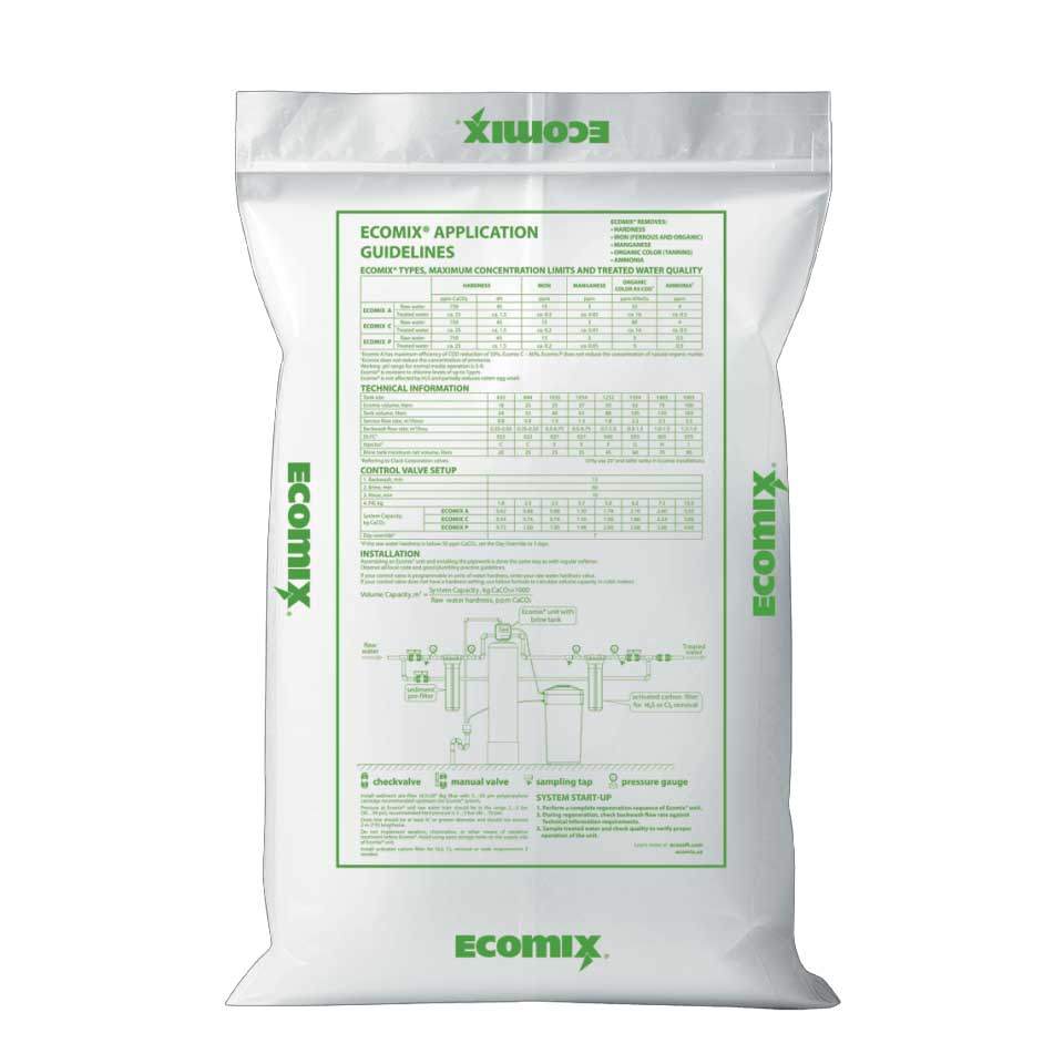 Ecomix P 25 Litres (Iron Manganese hardness low organics ammonium)