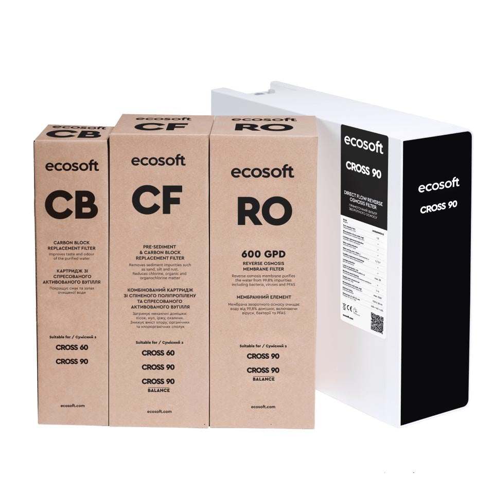 Ecosoft CROSS 90 Direct Flow RO System