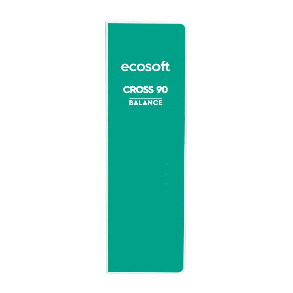Ecosoft CROSS 90 Balance Direct Flow RO water purification system under sink compact design