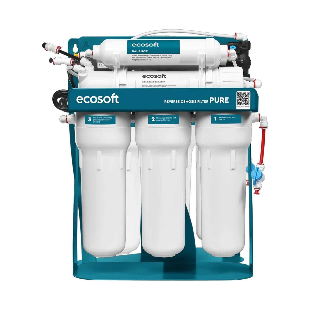 Ecosoft PURE Balance RO System with Pump