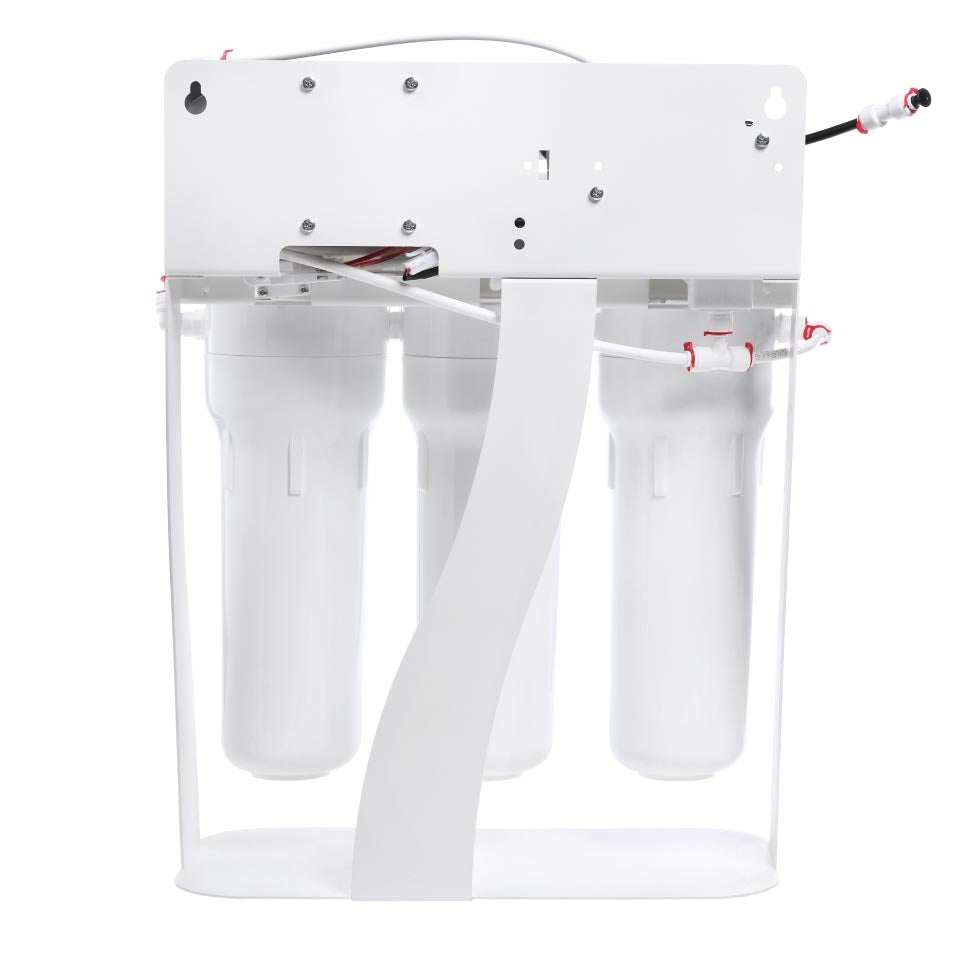 Ecosoft STANDARD PRO RO System with Pump on Metal Rack