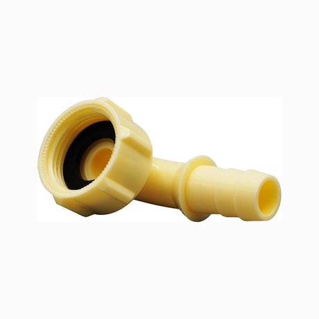 Elbow Nut Washer 3/4" BSP to Hose 12.5 mm Barb