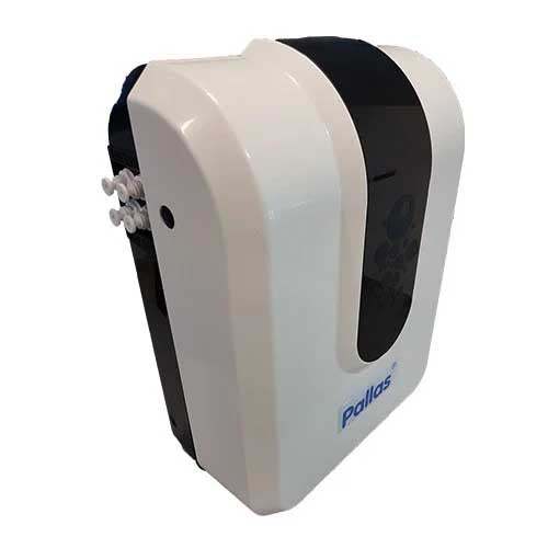 Pallas Enjoy Slim DF Reverse Osmosis System, pumped water filtration unit with sleek design.