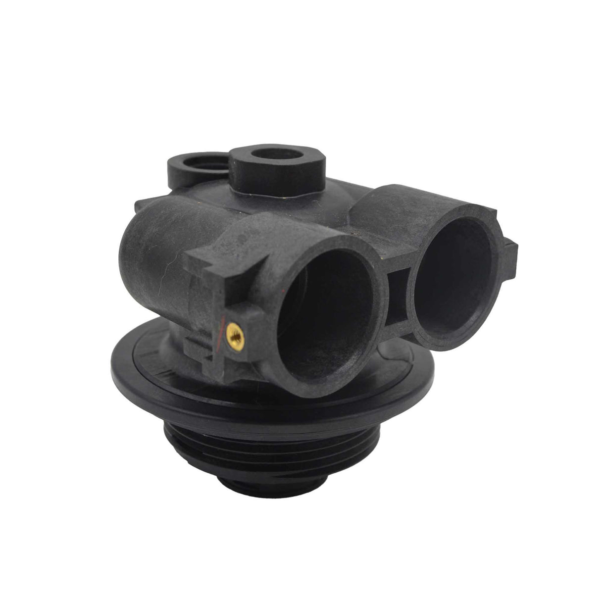 Fleck 28242 second tank adaptor assembly for Fleck 9100 water softener system with durable components and easy installation kit