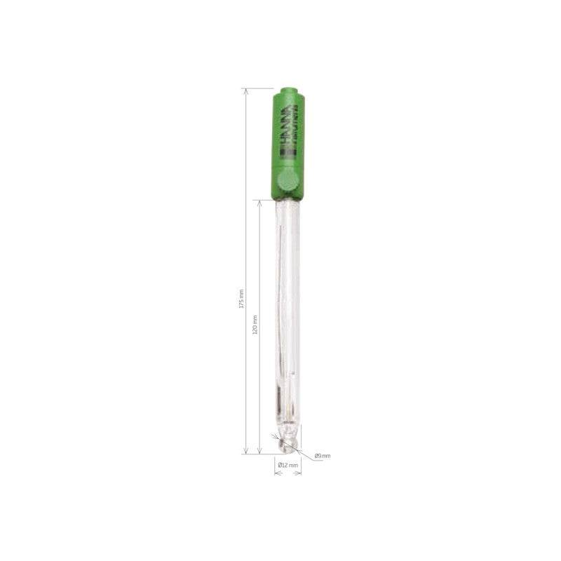 HI-11310 pH Edge Electrode for precise laboratory and beer testing with smart calibration and temperature compensation