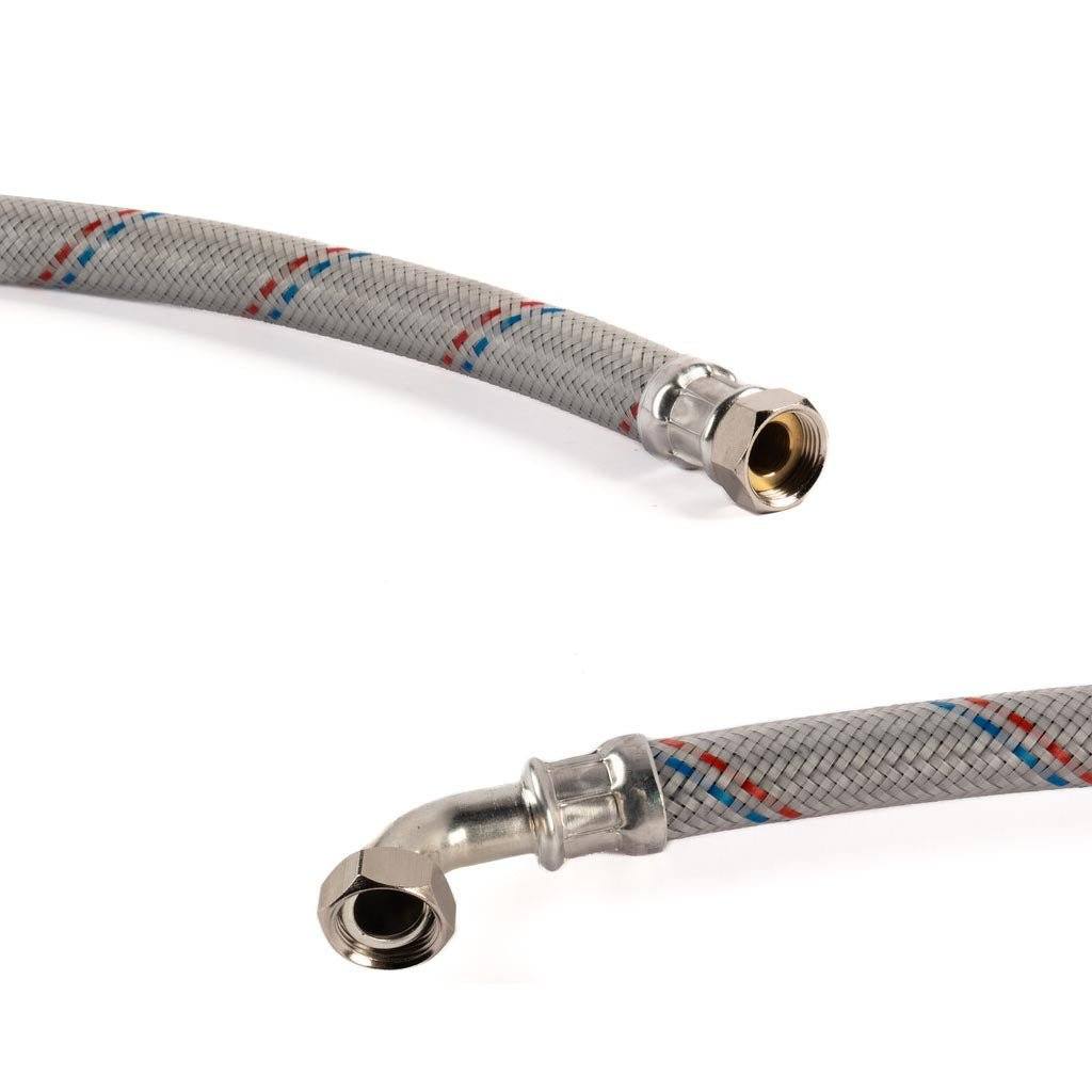 Female to Female Elbow HSH Flatflex Pa22 Flexible Hose 120cm DN20 Bore