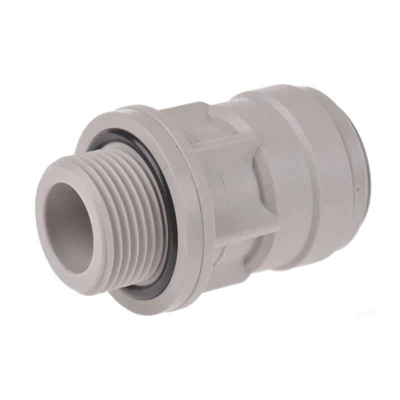 JG Speedfit Straight Adaptor 22mm pushfit to 3/4 inch BSPM for secure, leak-tight pipe connections
