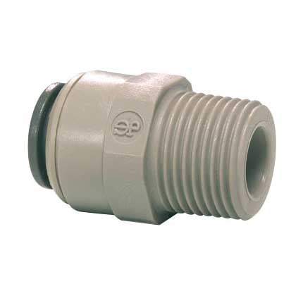 Male Connector 3/8'' Pushfit x 3/8'' NPT Thread