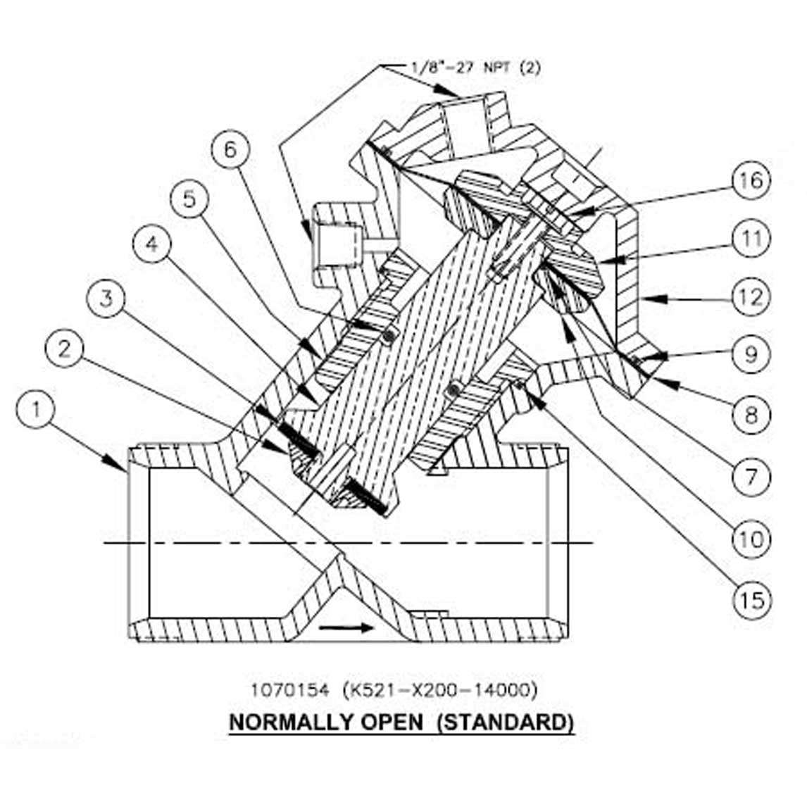 Aquamatic K521-RAV Seal Kit Viton