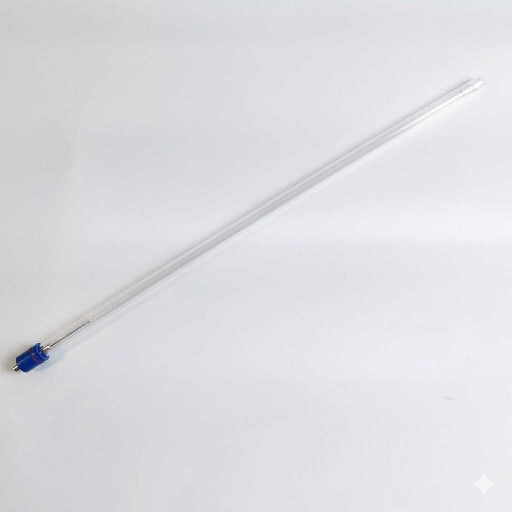 UVpro KTS40 Replacement UV Lamp emitting 40W UV-C light for industrial disinfection with secure pin connector