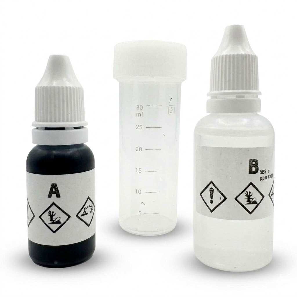 Total Hardness Test KW-K102092 kit with 2 reagents for accurate water hardness measurement