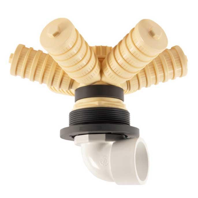 Lower Laterals 0.2mm Slots for Vessel with 4" Threaded Top and Bottom Hole (Resin Applications) | GAPS Water Treatment