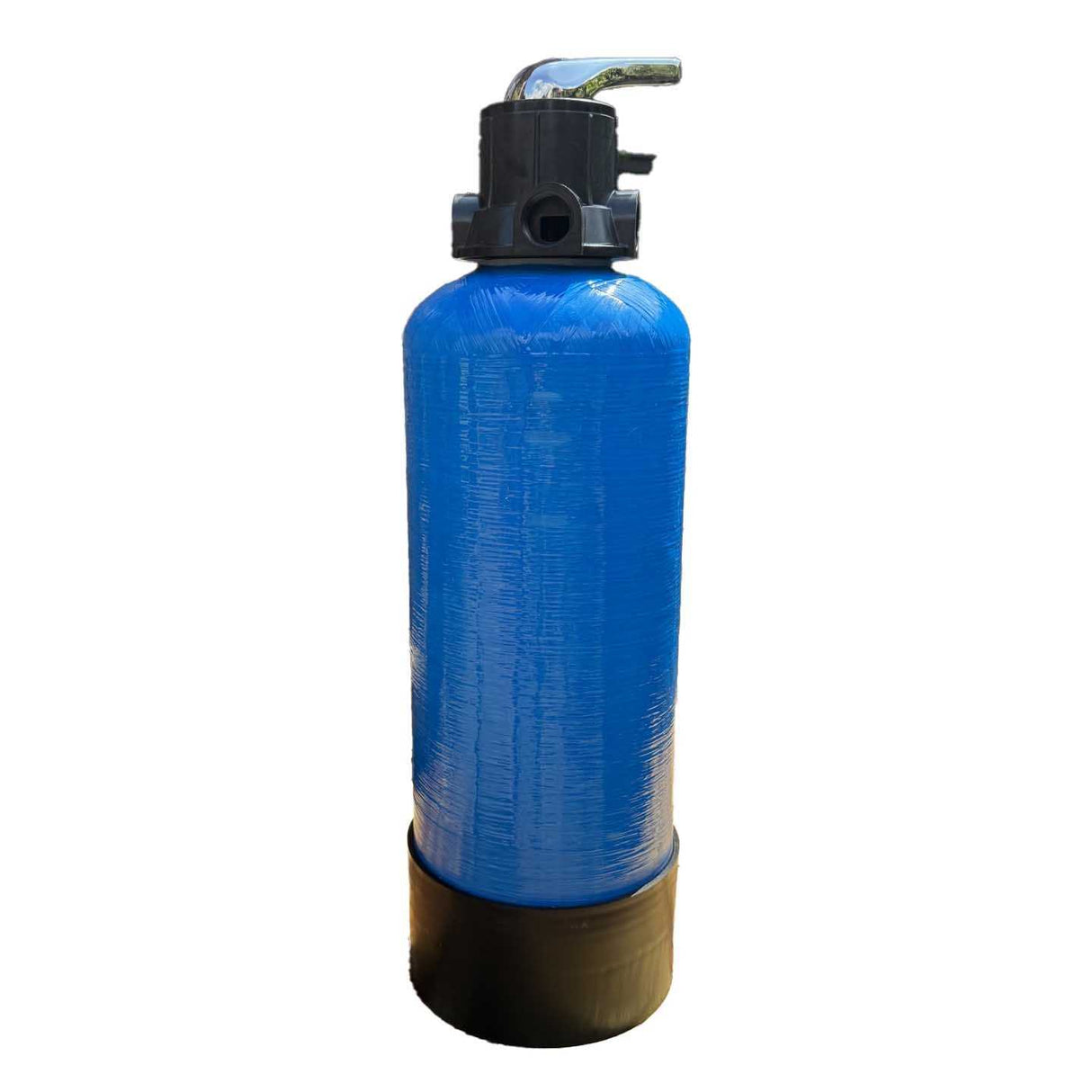 PWG Vessel with Manual Backwashing head 1" for industrial water treatment with durable polyethylene and GRP construction