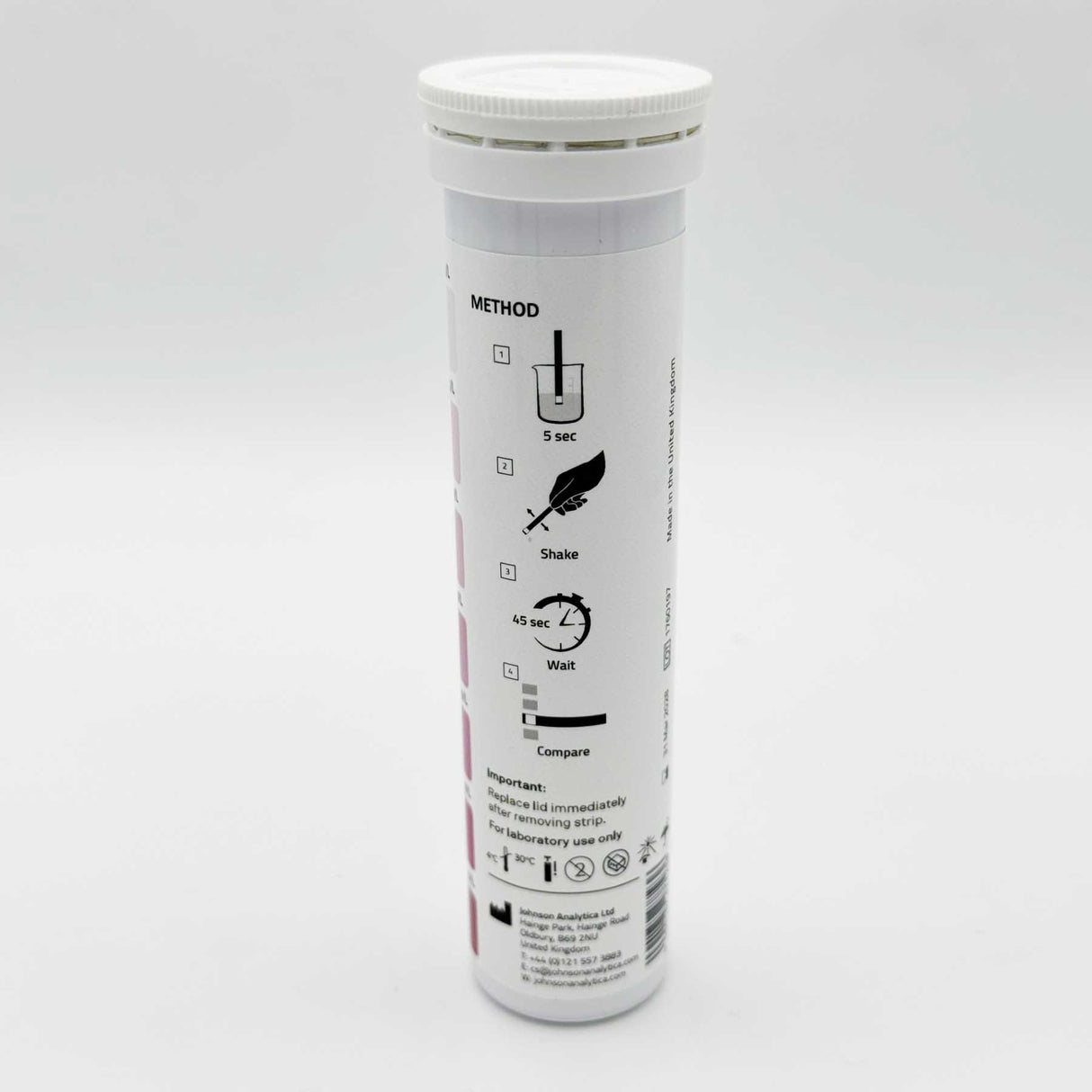 Johnson J-QUANT® Nitrate Test Strips 0 to 500 ppm (100 Tests)