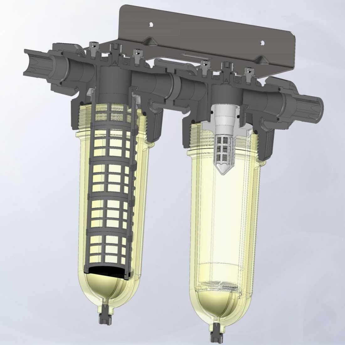 Cintropur Filter NW 25 DUO-CTN mechanical water filter for residential, industrial, and agricultural use