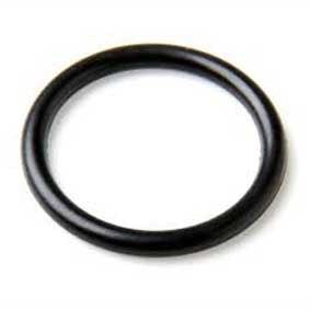 O-ring seal, Clack V3289, black rubber with a smooth, circular band and rounded profile.