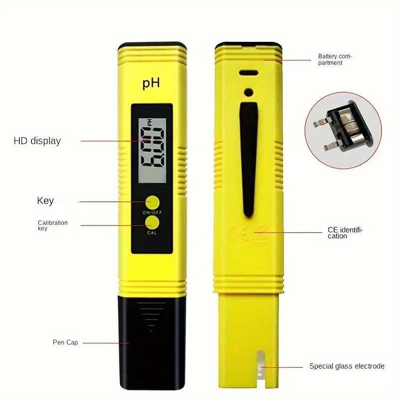 pH Test Meter with case.