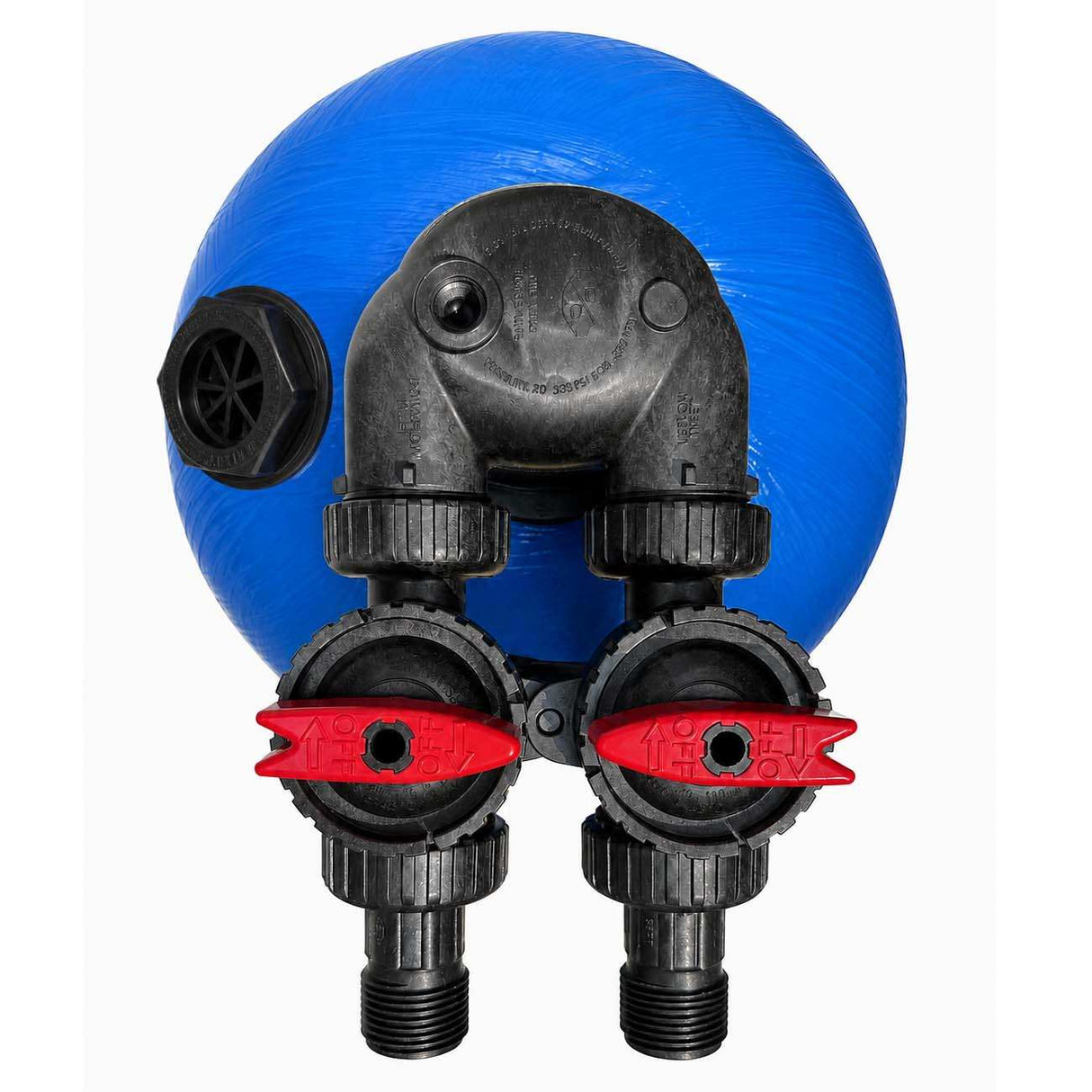 pH Kit with Domehole Vessel featuring in/out head and bypass for efficient water pH neutralization