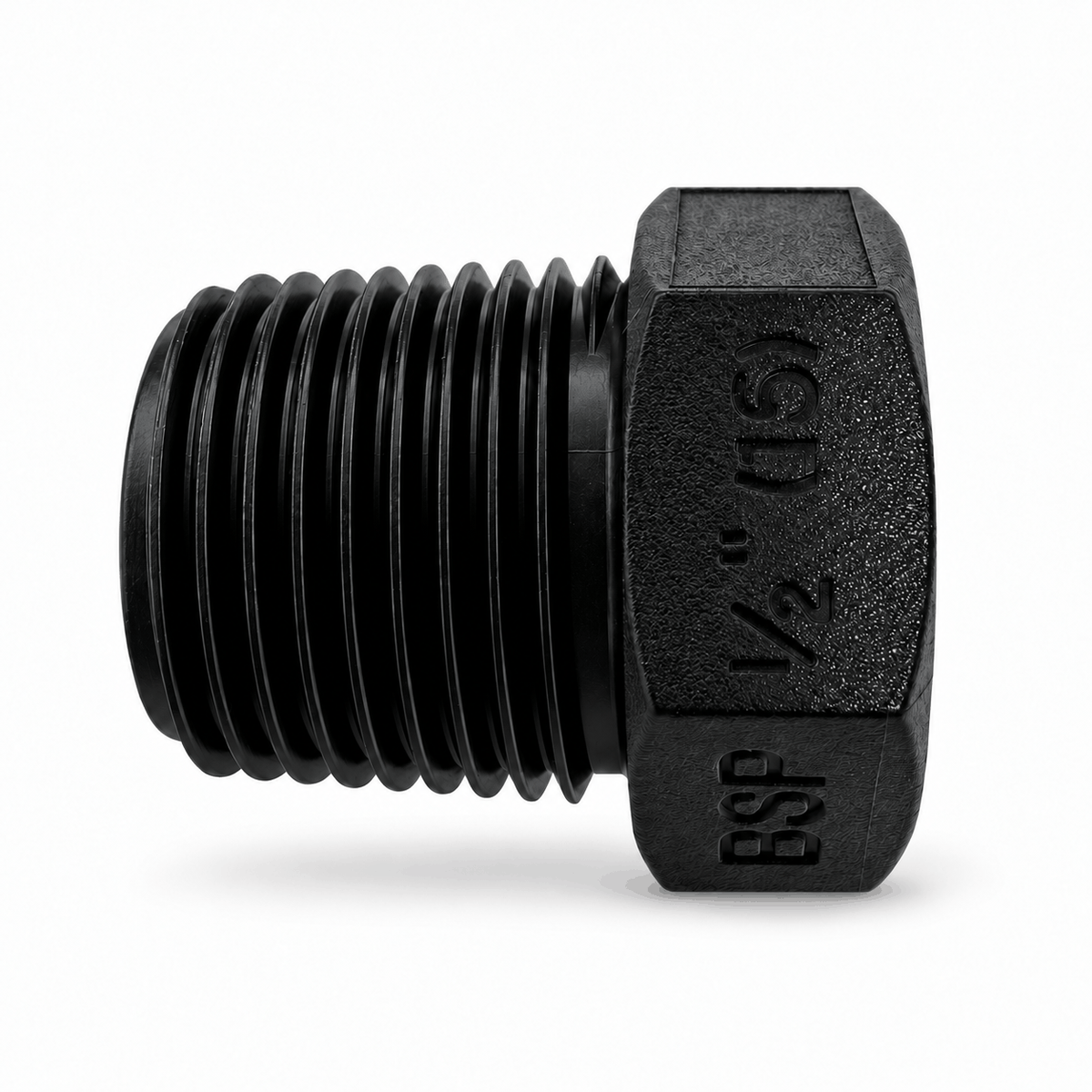 Philmac 1/2" BSP Threaded Plug End – Polypropylene