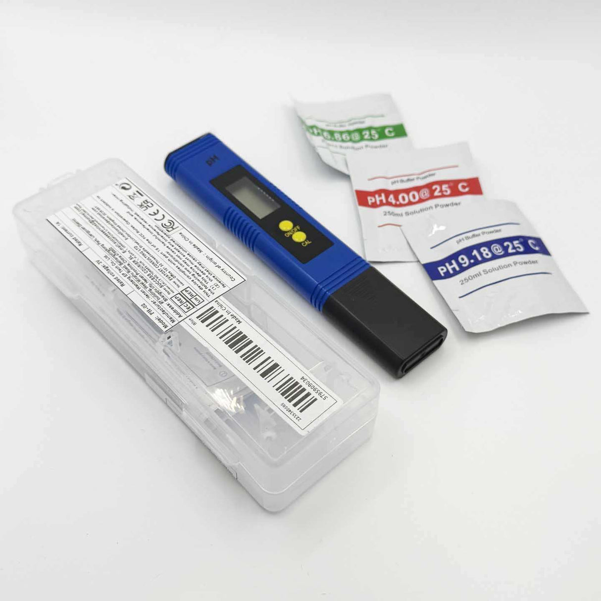 pH Test Meter with case.